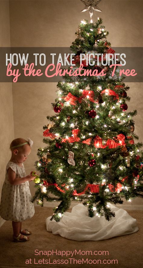 Beginner Photography Tutorial - Detailed camera settings for capturing your children and that magical twinkle of the Christmas tree *Going to try this for my holiday card photo. Inkscape Tutorials, Tree Pictures, Christmas Tree Pictures, Photo Hacks, Whimsical Christmas Trees, Dslr Photography, Foto Tips, Christmas Photography, Whimsical Christmas