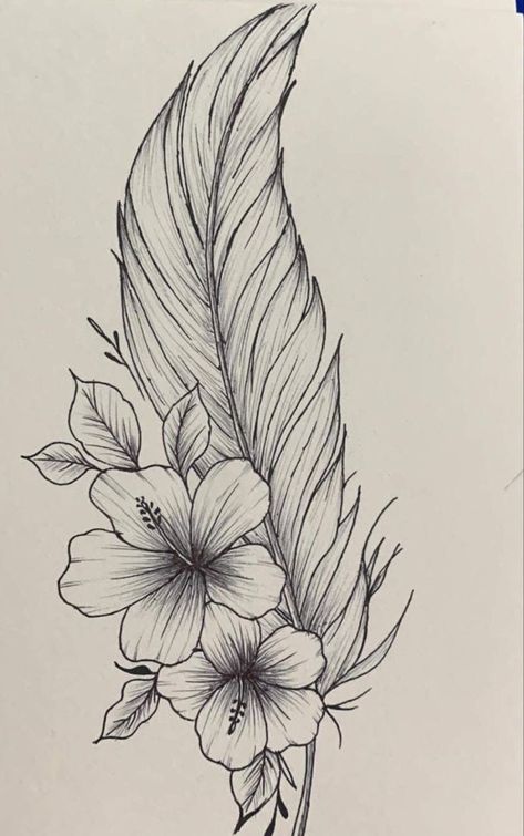 Traceable Drawings To Paint, Feather Sketch, Feather Tattoo Meaning, Country Tattoos, Peacock Feather Tattoo, Feather Tattoo Design, Flame Tattoos, Bow Tattoo, Red Ink Tattoos