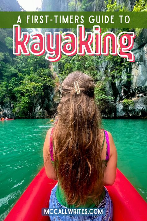 Kayaking is one of my favorite outdoor activities, but it can seem intimidating for first-timers. Check out this blog to learn the basics of kayaking, what you should wear, and how else to prepare for your kayaking adventure! Kayaking | Kayak | Kayaking Outfit | Kayaking Aesthetic | Kayak Accessories | Kayaking Tips | Kayaking Gear Women | Kayaking Gear DIY | Kayaking Gear Women Clothing | Kayaking Gear Accessories | Outdoor Adventure | Outdoor Adventure Outfit | McCall Writes Women Kayaking, Outdoor Adventure Outfit, What To Wear Kayaking, Kayaking Aesthetic, Kayaking Outfit, Outfit Ideas Work, Kayaking Tips, Recreational Kayak, Comfy Travel Outfit