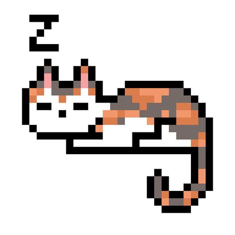 Cute Pixel Cat Gif, Animal Pixel Art Gif, Calico Cat Aesthetic Art, Pixel Art Cat Gif, Calico Cat Pixel Art, Pixel Cat Gif, Strawpage Gifs, Pixel Png Gif, Notion Png