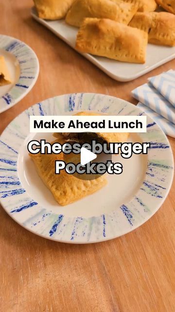 SavoryOnline on Instagram: "Looking for a kid-friendly meal everyone will enjoy this school year? 🎒📚 Try making these cheesy, savory cheeseburger pockets! 🍔 Perfect for a quick weeknight dinner or a packable lunch, these pockets are filled with ground beef, cheese, and all your favorite burger toppings, all wrapped in a golden, flaky dough. 😋 Get the recipe with the link in our bio." Cheeseburger Pockets, Packable Lunch, Burger Toppings, Make Ahead Lunches, Quick Weeknight Dinners, Football Food, Kid Friendly Meals, Weeknight Dinner, Cheeseburger