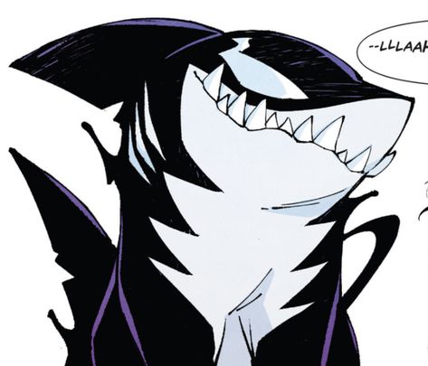 Jeff The Land Shark And Gwenpool, Jeff The Shark Marvel, Jeff The Land Shark Pfp, Jeff Shark, Jeff The Shark, Venom Comic Art, Jeff The Land Shark, Shark Oc, Shark Gif