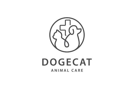 Animal pet care logo design template Pre... | Premium Vector #Freepik #vector #background #logo #business #label Pet Shop Logo Design, Pet Care Logo, Care Logo Design, Medicine Logo, Pet Shop Logo, Hospital Logo, St Patricks Day Quotes, Logo Design Health, Animal Doctor