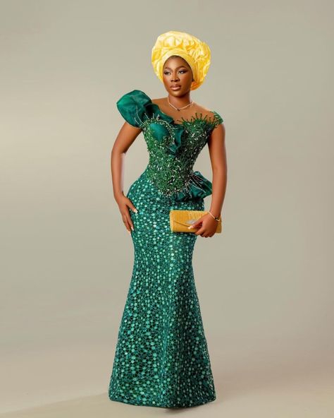 Lace Nigerian Dress Styles, Luxurious Wedding Dress, Nigerian Dress Styles, Lace Dress Classy, Nigerian Dress, Dress For Ladies, Nigerian Lace Styles Dress, Nigerian Lace Styles, African Lace Styles