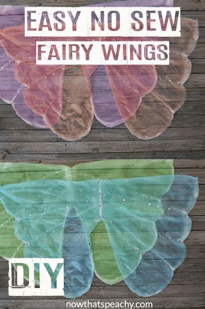 Easy Fairy Dress Diy, Diy Tinkerbell Wings, Diy Fairy Accessories Costume, How To Make Fairy Wings, Easy Fairy Wings, Fairy Wings Tutorial, Tinkerbell Wings, Wings Tutorial, Garden Fairy Costume