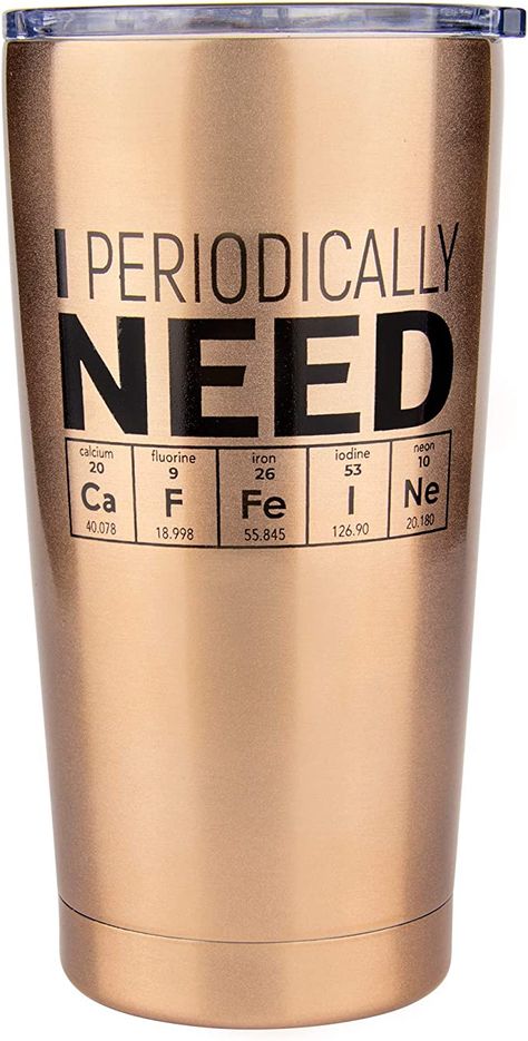 Chemistry Ideas, End Of Year Teacher Gifts, Teacher Mugs, Teacher End Of Year, Coffee Tumblers, Chemistry Gifts, Cricket Projects, Traveling Teacher, Science Teacher Gifts