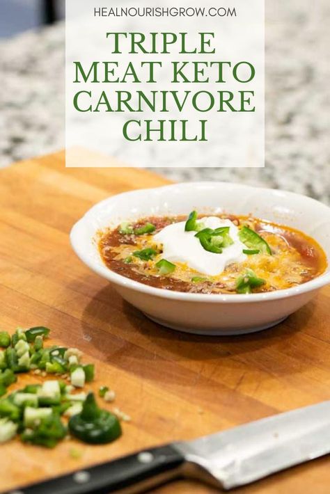 Carnivore Chili Crockpot, Carnivore Diet Chili, Carnivore Diet Soup Recipes, Carnivore Chili, Carnivore Soup, Keto Restart, Carnivore Keto, Keto Chili, Keto Carnivore