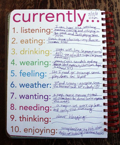 Great journaling list for daily/weekly/monthly documentation Bullet Journal Page, Smash Journal, Wreck This Journal, Diary Ideas, Photo Scrapbook, Cool Ideas, Planner Ideas, Smash Book, Bullet Journaling