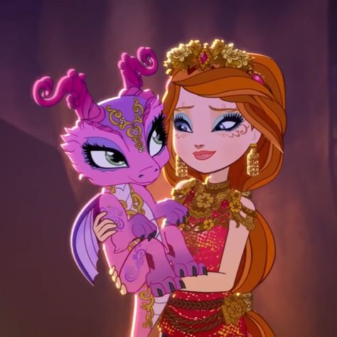 Holly O Hair Icon, Ever After High Holly O'hair, Holly O'hair, Ever After High Pfp, Eah Characters, Eah Icons, Holly O Hair, Fun Eyeshadow, Pink Characters