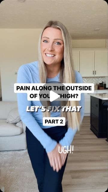 Kristen Bos | Doctor of Physical Therapy on Instagram: "Struggling with tightness, pain and pulling on the outside of your thigh?  If this sounds like you, you might have an issue with your IT band!  The IT band is a long band of connective tissue that runs from the outside of the hip into the outside of the knee. So the actual IT band itself does not contract.  However, at the top of the IT band at the hip is a muscle called the TFL (tensor fascia lata). When this muscle gets overworked and tight it pulls on the IT band causing the irritation and pain you are feeling!   So to find long lasting relief we want to find the weakness in the hip that caused this muscle to overwork in the first place 🤔   I often find this due to the gluteus medius and gluteus minimus not working enough causing It Band Stretches Knee Pain, Thigh Muscle Pain, It Band Pain, Tight It Band, Gluteus Minimus, Fascia Stretching, Tensor Fasciae Latae, Fascia Lata, Band Stretches