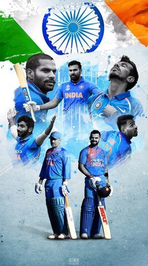 Indian Cricket Team Cricket Logo, Indian Cricket Team, Cricket Poster, Christmas History, Cricket In India, Ms Dhoni Wallpapers, Independence Day Images, Virat Kohli Wallpapers, World Cricket