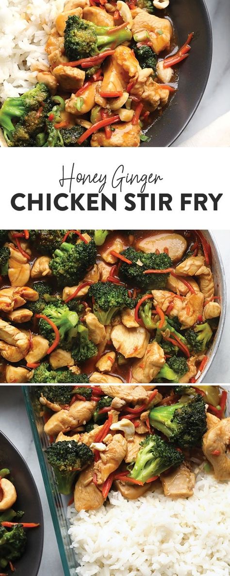 Honey Ginger Stir Fry Sauce, Honey Soy Stir Fry Sauce, Ginger Garlic Soy Sauce Stir Fry, Tamari Sauce Recipe Stir Fry, Fresh Ginger Recipes Dinners, Honey Ginger Chicken Stir Fry, Chicken Ginger Recipes, Fresh Ginger Recipes, Ginger Stir Fry Sauce