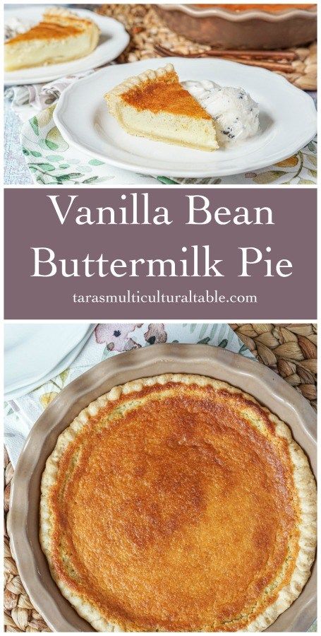 Vanilla Bean Recipes, Buttermilk Pie Recipe, Bean Pie, Dessert Pie Recipes, Dessert Pie, Buttermilk Pie, Vanilla Recipes, Southern Desserts, Recipe Sweet