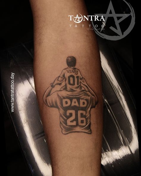 Parent Tattoos For Men, Tattoos For Dads With Sons, Son And Dad Tattoos, Tattoo Ideas For Father, Dad Son Tattoo Design, Father And Son Tattoo Design, Son Tattoo For Dad, Dad And Son Tattoo, Luca Tattoo