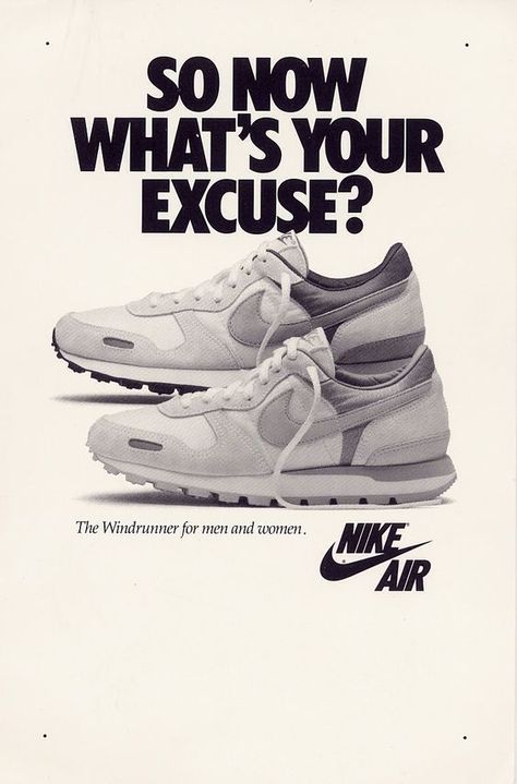 Nike Windrunner Air Vintage Nike Ads, Nike Posters, Sneaker Ads, Nike Ads, 80s Ads, Nike Poster, Shoe Advertising, Nike Ad, Shoe Poster