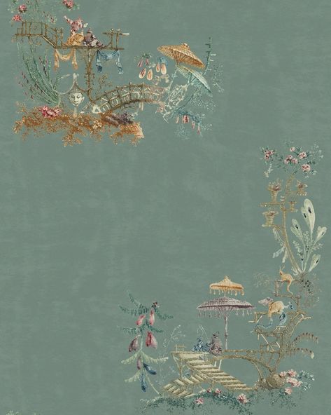 Teal Chinoiserie Wallpaper, Chinoiserie Wallpaper Blue, Chinoserie Wallpaper, Wallpaper Chinoiserie, French Chinoiserie, Classy Wallpaper, Toile Wallpaper, Chinoiserie Blue, Chinoiserie Wallpaper