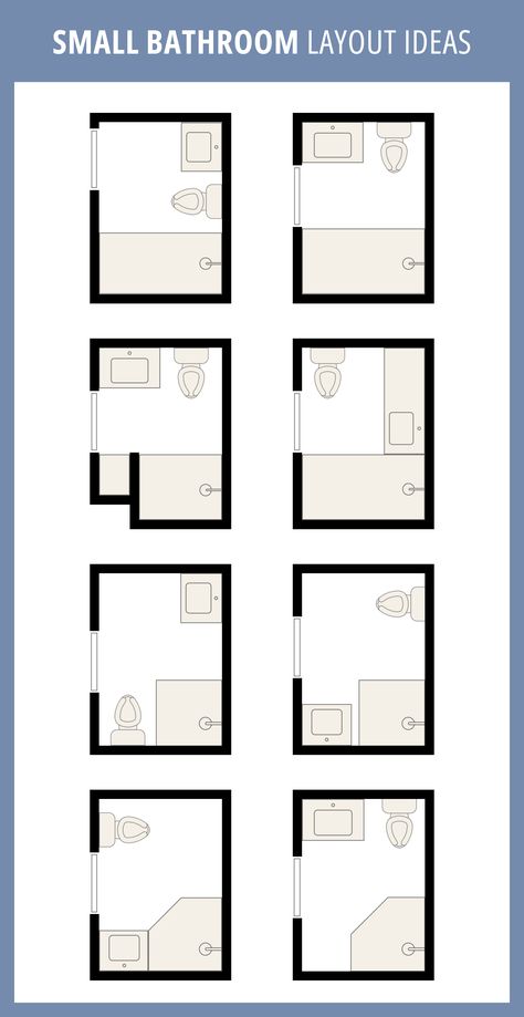 5x7 Bathroom Layout, Small Bathroom Floor Plans, Small Bathroom Plans, Small Space Bathroom Design, Bathroom Layout Ideas, Bathroom Layout Plans, Small Shower Room, Small Full Bathroom, Small Bathroom With Shower