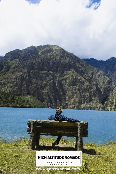 Shey Phoksundo Lake, is deepest Fresh Water Lake situated at an altitude of 3,581 meters. Join us in our Trekking to Dolpa region and witness the sheer natural beauty, peculiar culture and breathtaking Mountain vista. Shey Phoksundo, Trekking Nepal, Nepal Travel, Travel Company, High Altitude, Travel Companies, Bhutan, Awe Inspiring, Nepal