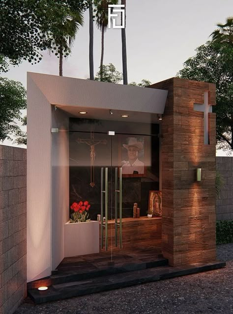 Mausoleum Modern Design, Mausoleum Design, Home Altar Catholic, House Structure Design, Church Building Design, Vastu House, Disney Room Decor, Altar Design, Church Interior Design