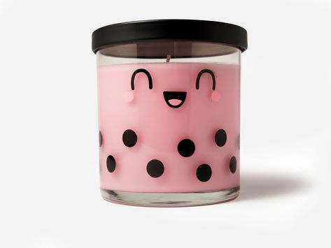 Sweet and creamy notes of fresh strawberries, milk, and hint of vanilla. Boba Memory Inspired CandlesInspired by all the different stories we share surrounding the sweet and delectable bubble tea with people who matter the most. All Kawaii Collection candles feature different fun and cute facial expressions to capture all the silly boba memories we share with our family, friends, and loved ones. What are your boba memories? Clean IngredientsOrganic Coconut Wax Blend.Cotton Wick for clean burning Boba Room Decor, Boba Accessories, Boba Candle, Honeydew Milk Tea, Cute Facial Expressions, Strawberry Milk Tea, Rose Milk Tea, Tea Room Decor, Kawaii Collection