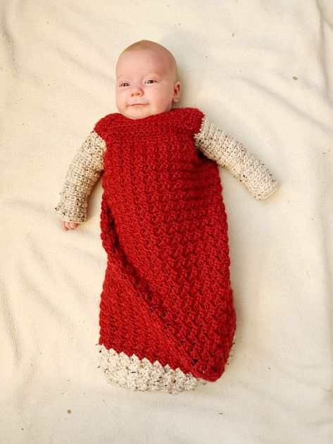 Sleep Sack Pattern, Baby Nightgown, Foundation Half Double Crochet, Infant Sleep, Nightgown Pattern, Sleep Gown, Crochet Baby Sweater, Easy Crochet Baby Blanket, Baby Sleep Sack