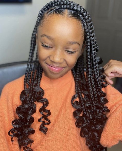 Braids For Girls, Girls Braided Hairstyles Kids, Kid Braids, Daughter Hairstyles, Black Kids Braids Hairstyles, Short Box Braids Hairstyles, Lil Girl Hairstyles, Kid Braid Styles, Old Hairstyles