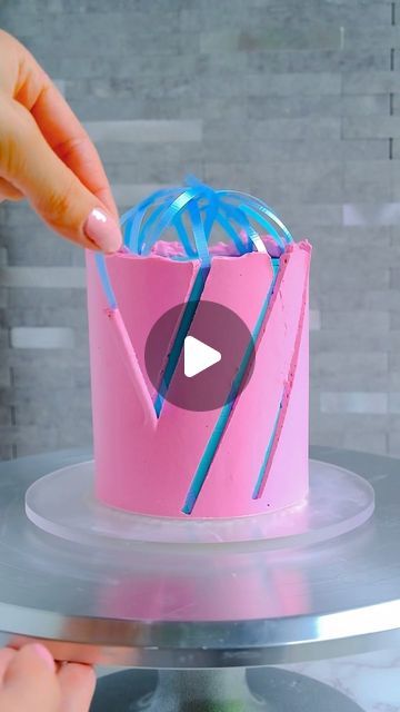 Josephine Casey on Instagram: "I’ve got a lot of questions about the ribbon technique so I wanted to go over some of my top tips

🌟 Chill your base coat! Before adding the ribbons. You don’t want a frozen cake but you want to be able to touch the buttercream without leaving and indent.

🌟 after placing your ribbons and covering it in buttercream. Remove the ribbons right away. Don’t chill the cake again 

🌟 any imperfections from the ribbons can be fixed, after chilling the cake for another 10-15 mins 

Let me know if you have any other questions below 👇🏻 

#ribbon #valentines #cakedecorating" Pieces Cake, Ribbon Cake, Cake Wraps, Decoration Pieces, Different Cakes, Frozen Cake, Decoration Piece, To Touch, Base Coat