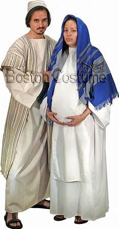 mary and joseph costumes - Search Images Mary And Joseph Costumes, Joseph Costume, Mary Costume, Nativity Costumes, Mary And Joseph, Christmas Nativity Scene, Diy Valentine, Costume Diy, Diy Valentines Gifts