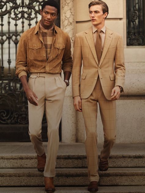 Men In Suits, Spring Outfits Men, Men Formal, Classic Suit, Ralph Lauren Purple Label, Men Fashion Casual Outfits, Gentleman Style, Classic Outfits, Suit Fashion