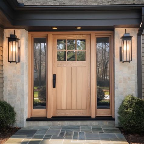 Entry Exterior, Wedding Paris, Door Entrance, Exterior Front Doors, House Front Door, Front Door Design, Barn Style House, Atticus, Entry Way