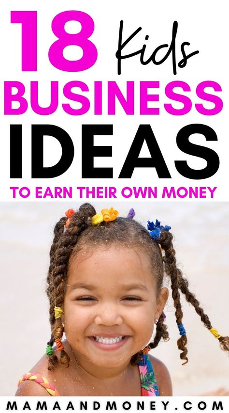 Do you want to help your kids make money? Did you know that they can start a business? Yep! There are so many kids business ideas to choose from. Check out these 18 legitimate ways to make money as a kid. #kidentrepreneurs #kidbusinessides #businessideas #businessideasforkids #makemoneyasakid Kid Business Ideas, Kids Business Ideas, Entrepreneur Kids, Best Business To Start, Online Marketing Social Media, Starting Small Business, Pet Sitting Services, Stay At Home Jobs, Best Business Ideas