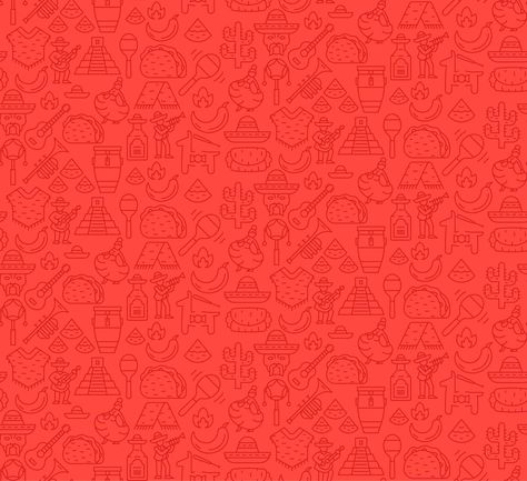 Traditional Mexican Food, Mexican Culture, Textile Design, Vector Art, Mexican Food Recipes, Seamless Patterns, Vector Free, Texture, Festival