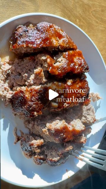 Carnivore Meatloaf Recipe, Ground Beef Carnivore, Carnivore Meatloaf, Pork Panko, Sugar Free Bbq Sauce, Cup Of Milk, Carnivore Diet, Meatloaf Recipe, Pork Rinds