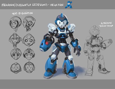 Overwatch Robot, Robo Dog, Mega Man Art, Megaman X, Model Sheet, Japanese Tattoo Art, Game Concept Art, Robot Design, Robot Art