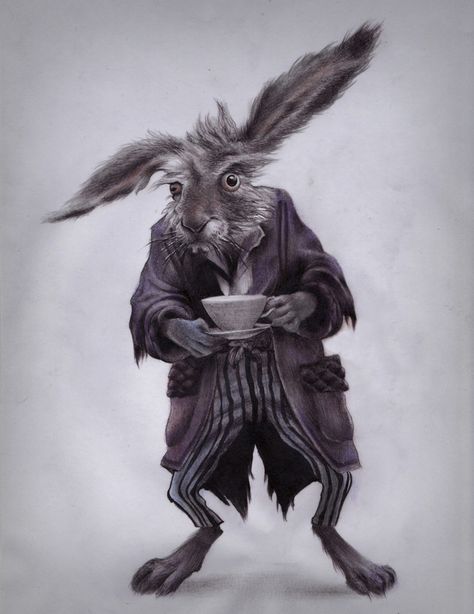 RinoRudic March Hare, Big Thanks, The Creator, Pencil, Pastel, Deviantart, Thank You, Canvas, Art