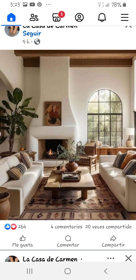 Spanish Style Homes Interior Living Rooms, Spanish Modern Living Room, Spanish Revival Living Room, Modern Spanish Living Room, Modern Spanish Decor, Spanish Revival Interior, Spanish Style Living Room, Spanish Style Home Interior, Spanish Living Room