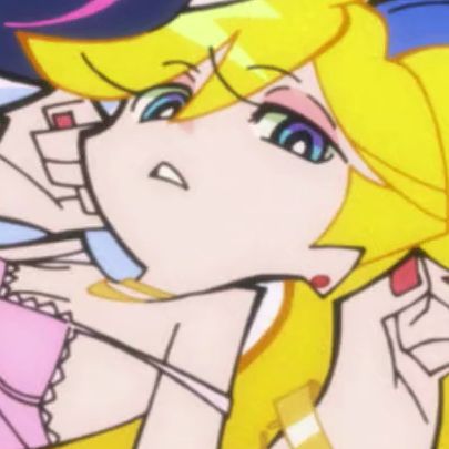 aesthetic cartoon icon - anime: panty and stocking Panty And Stocking Pfps Matching, Pant And Stocking Pfp, Panty And Stocking Anime Icons, Party And Stocking Anime, Panty Anarchy Aesthetic, Panty And Stocking Brief Icons, Scanty And Kneesocks Icons, Panty Anarchy Icon Fanart, Panty And Stocking Pfp Matching