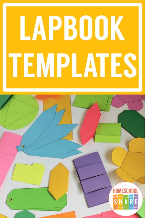 Lapbook Templates - Homeschool Share Lapbook Ideas Lap Books, Lapbook Templates Free, Lap Book Ideas, Flipbook Template, Lapbooks Free, Science Lapbooks, Lapbook Templates, Interactive Lapbooks, Foldables Templates