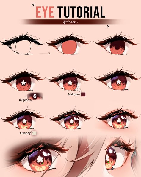 How To Color Mouth Digital, How To Draw Eyeshadow Digital, How To Shade Anime Eyes, Anime Eyes Shading, Eye Shade Tutorial, Anime Skin Tutorial, Anime Skin Shading, How To Color Anime, Anime Shading Tutorial