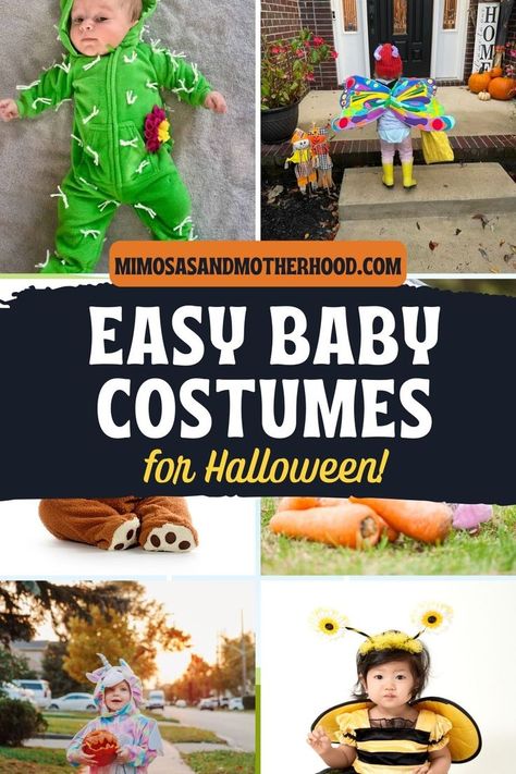 Spooky season is here, and there’s only one baby’s first Halloween. Find inspiration for the perfect baby Halloween costume with this collection of easy baby costumes for Halloween! Baby Costumes For Halloween, Baby Halloween Costume Ideas, Baby Halloween Costume, First Halloween Costumes, Costumes For Halloween, Baby First Halloween, Halloween Costume Ideas, Baby Halloween Costumes, Halloween Inspiration