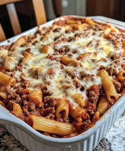 Esay Diabetic Recipes | BAKED MOSTACCIOLI RECIPE 🍝🧀🤤 | Facebook Rigatoni Bolognese Recipe, Baked Mostaccioli Recipe, Mostaccioli Recipe, Mostaccioli Pasta, Rigatoni Bolognese, Baked Mostaccioli, Giada De Laurentiis Recipes, Rigatoni Recipes, Baked Rigatoni