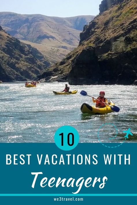 10 best vacations for teens - make the little time you have with your teens count and create memories that will last forever. #sponsored #familytravel #teentravel #travelwithteens via @we3travel Bahamas Eleuthera, Best Family Vacation Spots, Spring Break Destinations, Family Vacation Spots, Best Family Vacations, Adventure Vacation, Family Destinations, Family Vacation Destinations, Create Memories