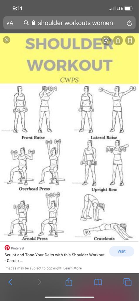 Deltoid Workout Women, Shoulder Workout Women, Deltoid Workout, Arnold Press, Workout Women, Front Raises, Lateral Raises, Overhead Press, Shoulder Workout