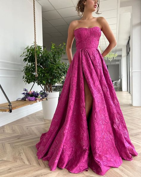 Teuta Matoshi (@teutamatoshi) • Instagram photos and videos Teuta Matoshi Dresses, Matoshi Dress, Long Engagement, Prom Dress Long, A Line Evening Dress, Engagement Dress, Womens Prom Dresses, Prom Dress Inspiration, Pretty Prom Dresses