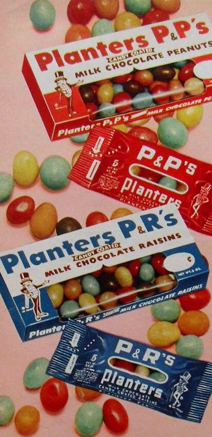 Old School Candy, American Candy, Chocolate Raisins, Mr. Peanut, Planters Peanuts, Old Candy, Candy Poster, Chocolate Covered Peanuts, Penny Candy