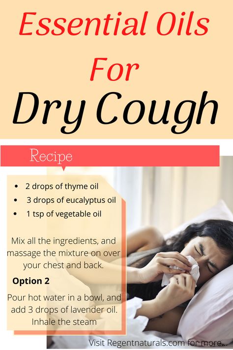 Say goodbye to dry cough with this wonderful dry cough recipe. Essential oils you'll need include thyme oil, eucalyptus oil and a vegetable oil of your choice like jojoba oil. Enjoy the recipe, and we would love to hear how it worked for you. Doterra Essential Oils For Cough, Dry Cough Essential Oils, Oils For Dry Cough, Essential Oils For Dry Cough, Doterra Cough, Essential Oil For Cough, Essential Oils For Fleas, Oil For Cough, Essential Oils For Cough