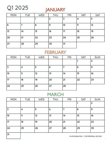 2025 3-Month Quarterly Calendar Printables – FREE Undated Calendar Printables Free, Calender 2025 Printable, Good Notes Daily Planner, Quarterly Planning, Bujo 2025, 2025 Journal, Free Blank Calendar, Quarterly Calendar, Weekly Schedule Printable