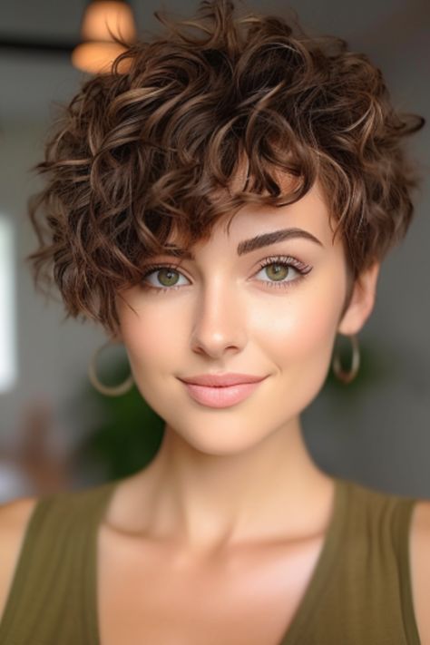 rubberband hairstyles natural hair Very Short Curly Bob Hairstyles, Body Wave Perm For Short Hair, Short Bobs Curly Hair, Short Hairstyle Women Curly Pixie, Messy Curly Pixie Haircut, Fine Curly Pixie Haircut, Long Pixie For Curly Hair, Curly Short Hair With Fringe, Sassy Curly Hairstyles