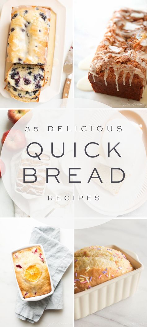 Quick Bread Recipes Easy, Quick Bread Recipe, Quick Baking, Breakfast Bread Recipes, Julie Blanner, Homemade Bread Recipes Easy, Homemade Bread Easy, Best Bread Recipe, Homemade Breakfast