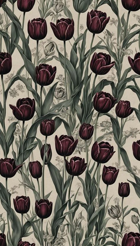 Moody Floral Wallpaper Iphone, Alternative Lockscreen, Goth Ipad Wallpaper, Dark Floral Wallpaper Iphone, Soft Goth Wallpaper, Moody Wallpaper Iphone, Red Aesthetic Lockscreen, Floral Ipad Wallpaper, Dark Floral Aesthetic